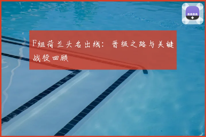 F组荷兰头名出线:晋级之路与关键战役回顾